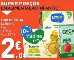 E.Leclerc Puré de fruta blédina promoção
