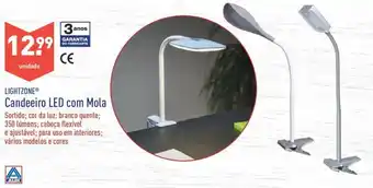 ALDI Lightzone Candeeiro LED com Mola promoção