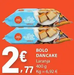 E.Leclerc Bolo dancake laranja promoção