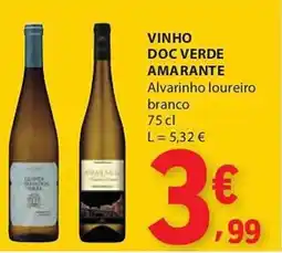 E.Leclerc Vinho doc verde amarante alvarinho loureiro branco promoção