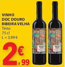 E.Leclerc Vinho doc douro ribeira velha tinto promoção