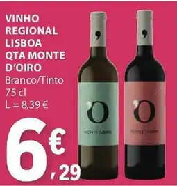 E.Leclerc Vinho regional lisboa qta monte d'oiro promoção