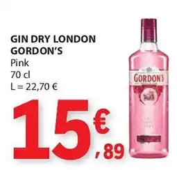 E.Leclerc Gin dry london gordon's promoção