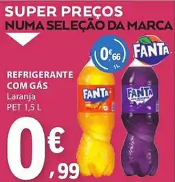 E.Leclerc Refrigerante com gás laranja promoção