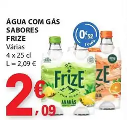 E.Leclerc Água com gás sabores frize promoção