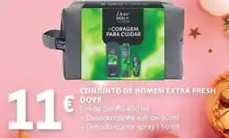 E.Leclerc Conjunto de homem extra fresh dove promoção