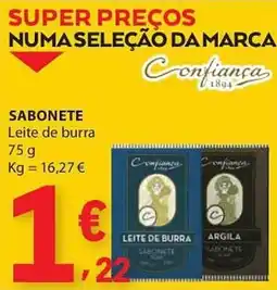E.Leclerc Sabonete leite de burra promoção