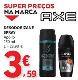 E.Leclerc Axe desodorante spray promoção