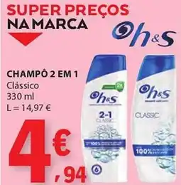 E.Leclerc H&S champo 2 em 1 clássico promoção