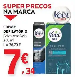E.Leclerc Creme depilatório Veet promoção