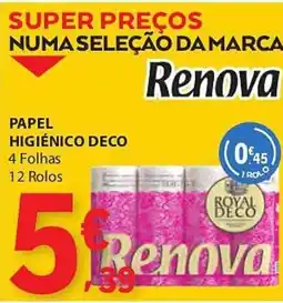 E.Leclerc Renova papel higiénico deco promoção