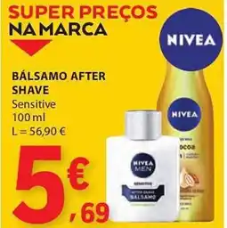 E.Leclerc Nivea bálsamo after shave sensitive promoção