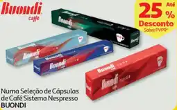 Auchan Numa Seleção de Cápsulas de Café Sistema Nespresso BUONDI promoção