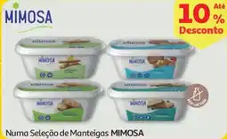 Auchan Numa Seleção de Manteigas MIMOSA promoção