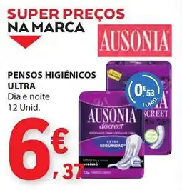 E.Leclerc Ausonia pensos higiénicos ultra promoção