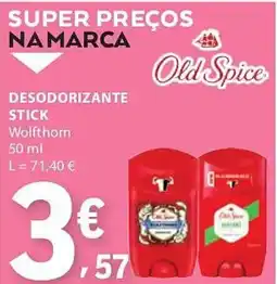 E.Leclerc Old spice desodorizante stick promoção