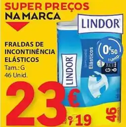 E.Leclerc Fraldas de incontinência elásticos promoção