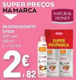 E.Leclerc Desodorizante spray soft care promoção