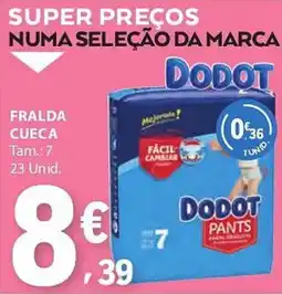 E.Leclerc Dodot fralda cueca promoção