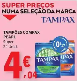 E.Leclerc Tampões compax pearl promoção