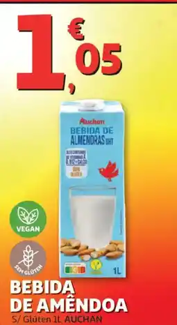 Auchan Bebida de almendras promoção