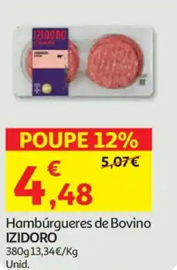 Auchan Hambúrgueres de Bovino IZIDORO promoção