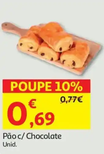 Auchan Pão c/ Chocolate promoção