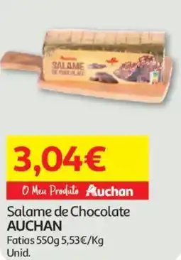 Auchan Salame de Chocolate promoção