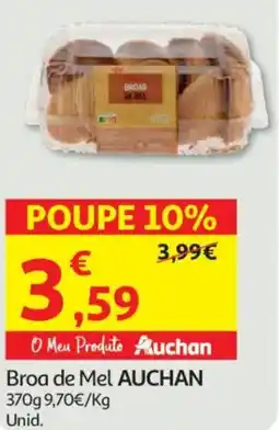 Auchan Broa de Mel AUCHAN promoção