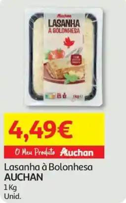 Auchan Lasanha à Bolonhesa AUCHAN promoção