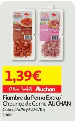 Auchan Fiambre da Perna Extra/ Chouriço de Carne AUCHAN promoção