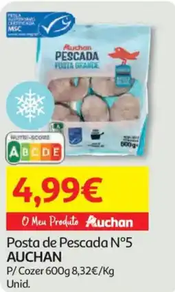 Auchan Posta de Pescada N°5 AUCHAN P/ Cozer promoção