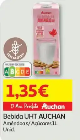 Auchan Bebida UHT AUCHAN Amêndoas/ Açúcares promoção