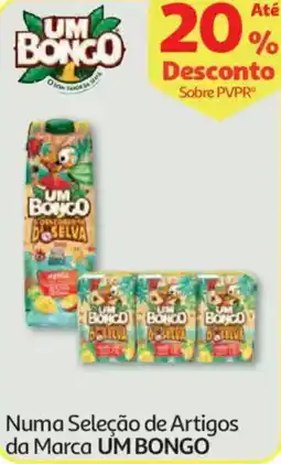 Auchan Numa Seleção de Artigos da Marca UM BONGO promoção