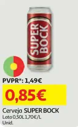 Auchan Cerveja SUPER BOCK promoção