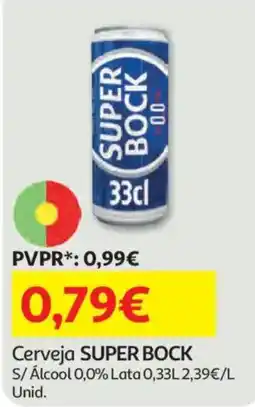 Auchan Cerveja SUPER BOCK promoção