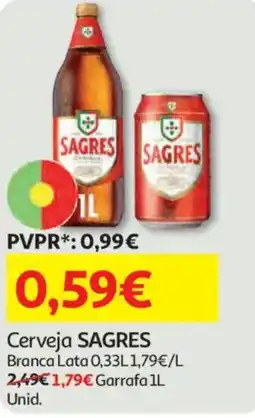 Auchan Cerveja SAGRES promoção