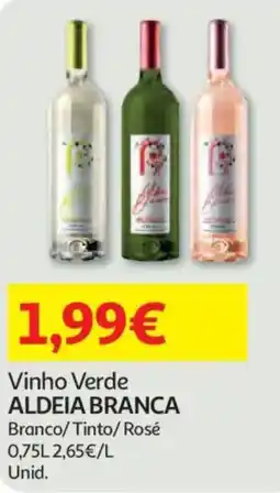Auchan Vinho Verde ALDEIA BRANCA promoção
