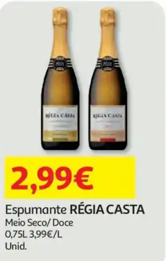 Auchan Espumante RÉGIA CASTA promoção
