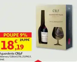 Auchan Aguardente CR&F promoção