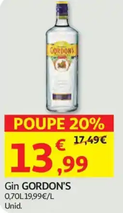 Auchan Gin GORDON'S promoção