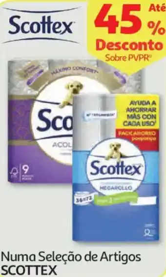 Auchan Numa Seleção de Artigos SCOTTEX promoção