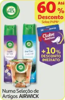 Auchan Numa Seleção de Artigos AIRWICK promoção