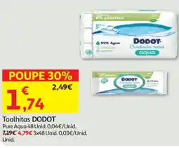 Auchan Toalhitas DODOT promoção