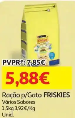 Auchan Ração p/Gato FRISKIES promoção