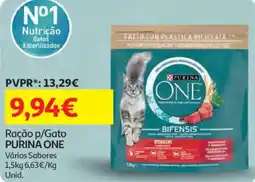 Auchan Ração p/Gato PURINA ONE promoção