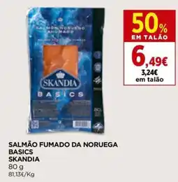 Supercor Salmão fumado da noruega basics skandia promoção