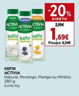 Supercor Kefir activia promoção