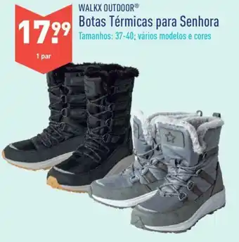 ALDI Walkx Outdoor Botas Térmicas para Senhora 37-40 promoção