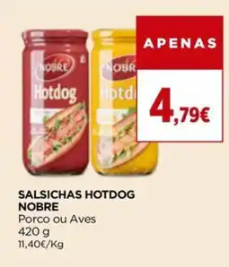 Supercor Salsichas hotdog nobre promoção